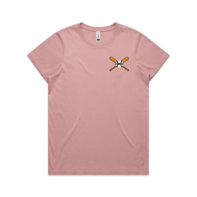 'Batter Up' AS Colour Womens Maple Faded Tee Thumbnail