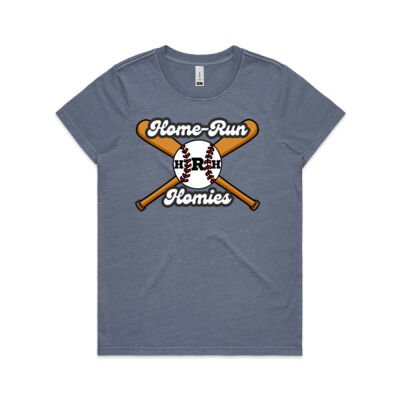 'Batter Up' V.2 AS Colour Womens Maple Faded Tee Thumbnail